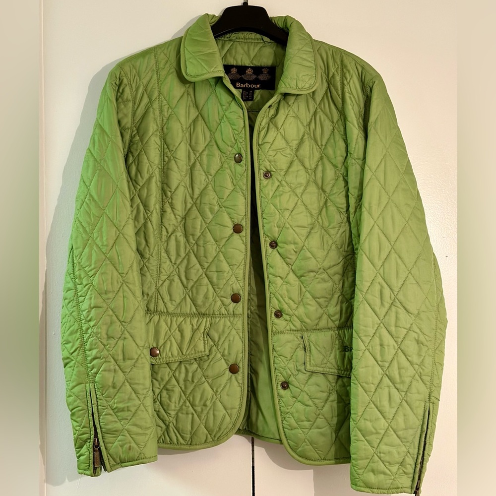 Barbour Lightweight Green Quilted Jacket